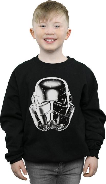 Immagine prodotto Star Wars Stormtrooper Warp Speed Helmet Felpa Ragazzi (140, 146)