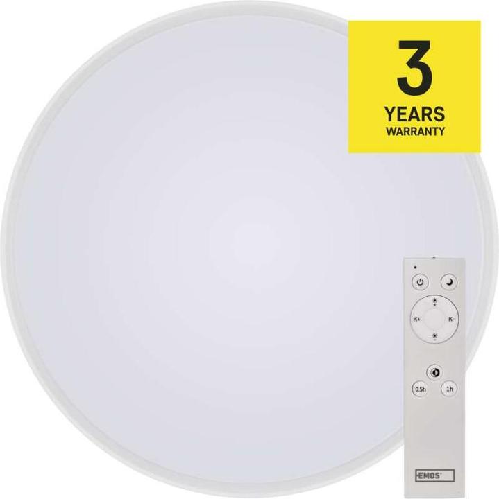 Image du produit Emos Lampe LED LIVI 50 cm, 45 W, blanc chaud/froid, intensité lumineuse variable avec télécommande (2700 lm)