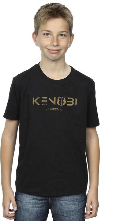 Actual product image Star Wars Boys Obi-Wan Kenobi Logo T-Shirt (152, 158)