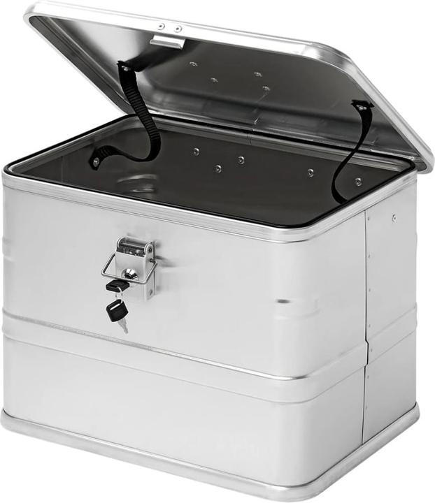 Immagine prodotto ProPlus Valigia per moto in alluminio con coperchio e serratura cilindrica Top Case 35L (35 l)
