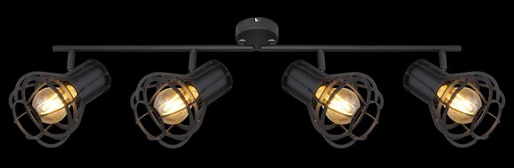 Image du produit Globo Projecteur Clastra noir mat 4xE27 (E27)