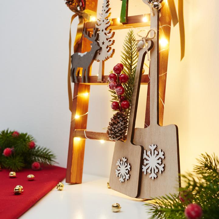 Image du produit VBS Bêche en bois, set de 2, matériel de décoration inclus