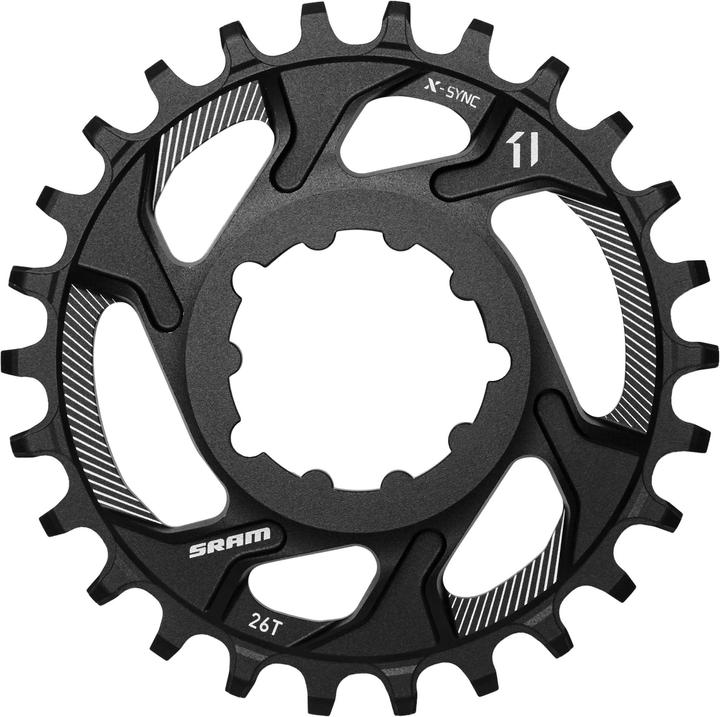 Actual product image Sram Chain Ring X-Sync 26T Direct Mount 6 Degree Offset Alum 11 s (26)