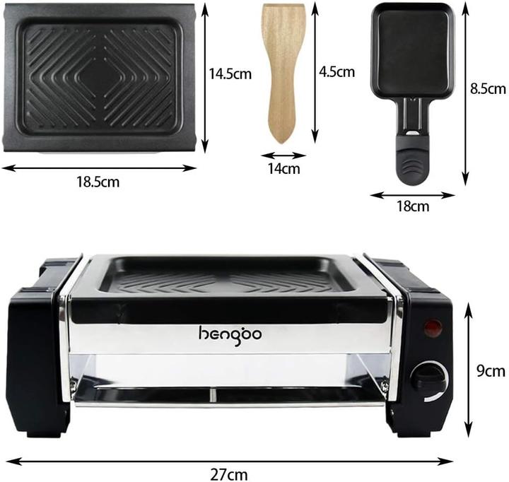 Actual product image HengBo Mini raclette