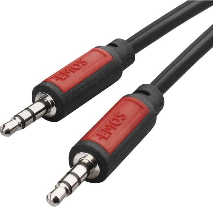 Produktbild Emos Klinkenkabel 3,5mm stereo, Stecker - 3,5mm Stecker, 3m (3 m)