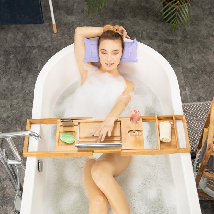 Produktbild Relaxdays Nackenkissen Badewanne (37 x 18 cm)