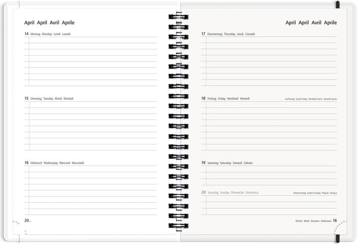 Image du produit Pelikan Agenda scolaire 25/26 MustHave A5 Maori (Allemand, Français, Italien, Anglais)