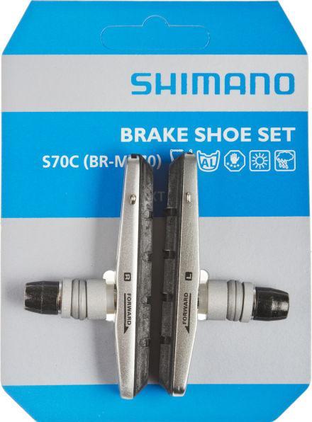 Image du produit Shimano S70C Plaquettes de frein à cartouche pour BR-M770 (Shimano, Caoutchouc)