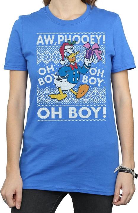 Image du produit Disney - T-shirt DONALD DUCK CHRISTMAS FAIR ISLE - Femme (L)