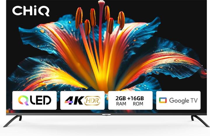 Image du produit CHiQ U55QM8V (139 cm(55 pouces), noir, UltraHD/4K, triple tuner, Android) (55", QLED, 4K)