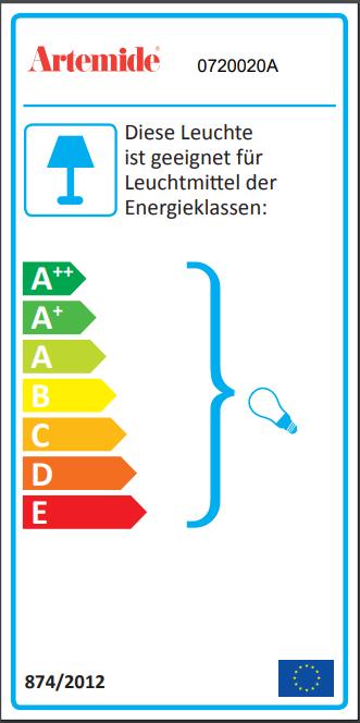 Energie-Label Artemide Melampo (349 lm, E14)
