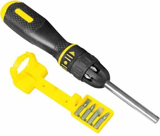 Immagine prodotto Stanley Cacciavite a cricchetto multibit (Fessura croce Phillipps (PH), Torx (TX), Cacciavite a croce PZ, Viti con testa a intaglio)