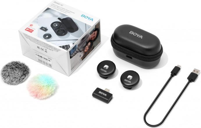 Image du produit Boya microphone sans fil Omic Wireless USB-C, noir