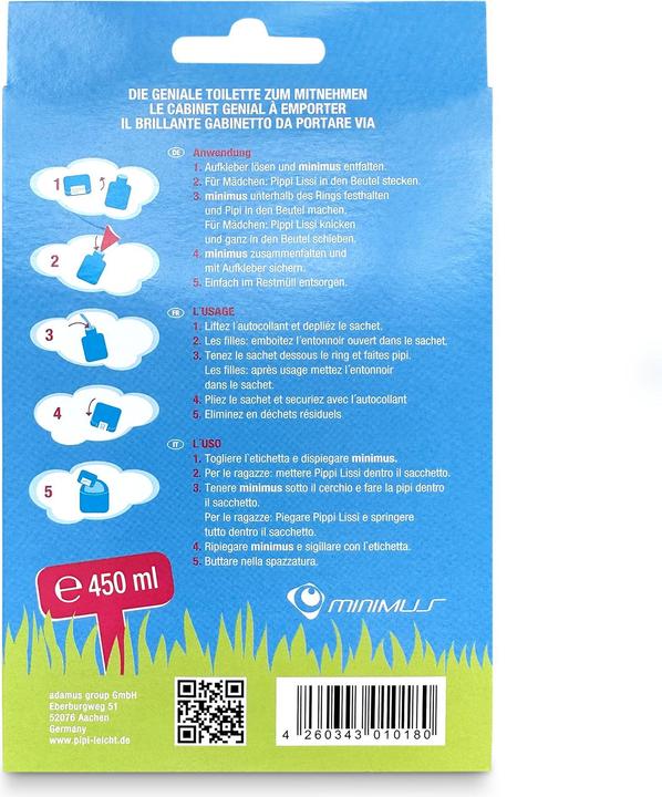 Produktbild Minimus Notfall Toilette