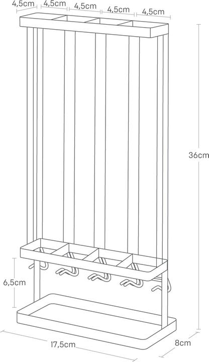 Actual product image Yamazaki Coffee capsule holder TOWER