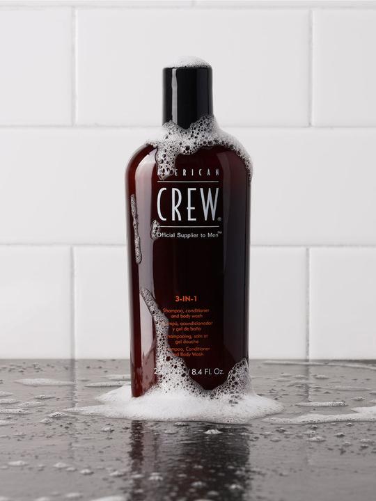 Immagine prodotto American Crew Shampoo, balsamo e lavaggio corpo 3 in 1 1000ml (1000 ml, Shampoo liquido)