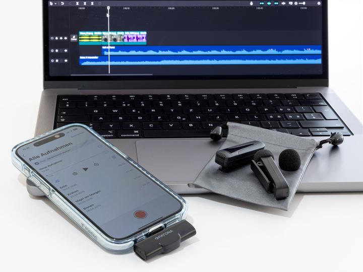 Actual product image Patona Wireless Microphone Set