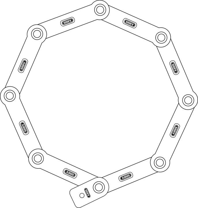Actual product image Abus Bordo Big 6000 (120 cm)