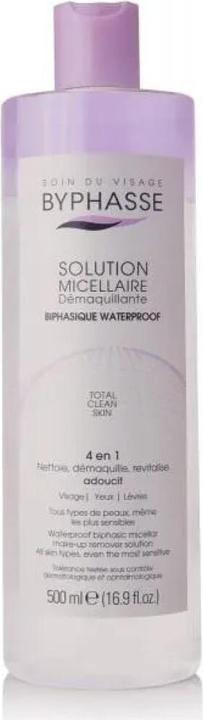 Produktbild Byphasse SOLUCIÓN MICELAR DESMAQUILLANTE bifásica waterproof 500 ml (Reinigungstücher, 500 ml)
