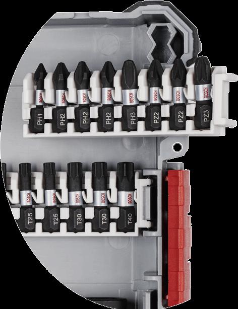 Produktbild Bosch Professional Zubehör 36-tlg. Impact Control Schrauberbit-Set (Kreuz Phillips PH M1, Kreuz Phillips PH M2, Kreuz Pozidriv PZ M2, Kreuz Phillips PH M3, Kreuz Pozidriv PZ M3)