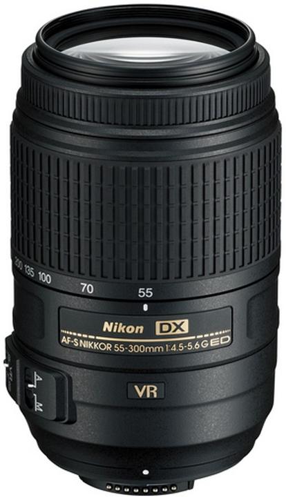 Immagine prodotto Nikon AF-S DX 55-300mm f/4.5-5.6G ED VR - Importazione diretta (Nikon F, APS-C / DX)