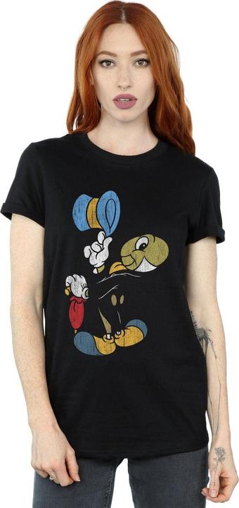 Immagine prodotto Disney Pinocchio Jiminy Cricket Maglietta Ampia Donna (S)