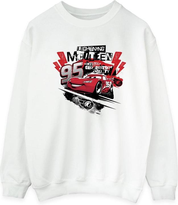 Disney Cars Lightning McQueen Collage Sweatshirt (XL)