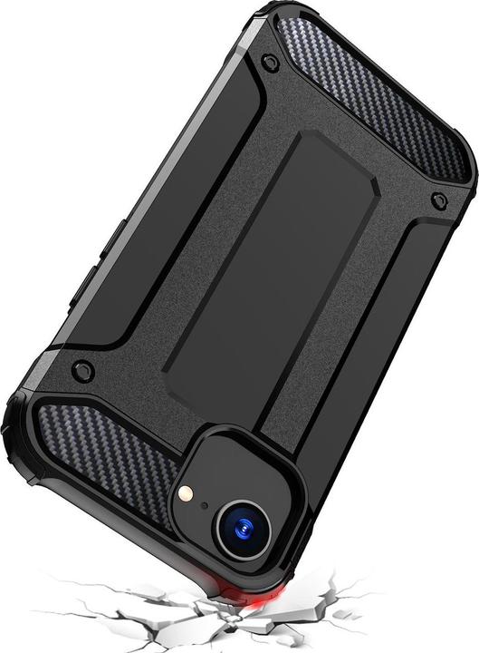 Produktbild Hurtel Hybrid Armor Case für iPhone 16e - Blau (Apple iPhone 16e)