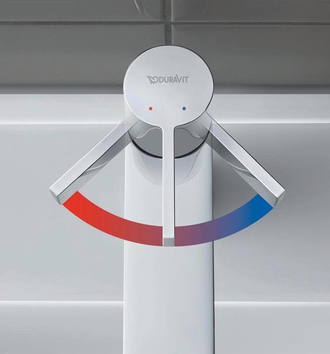 Actual product image Duravit EH-WT-MI D-NEO L with pop-up waste chrome
