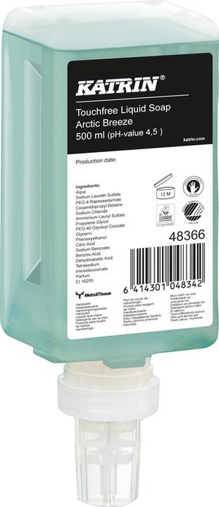 Produktbild Katrin Seifenkartusche Touchfree (Flüssigseife, 500 ml)