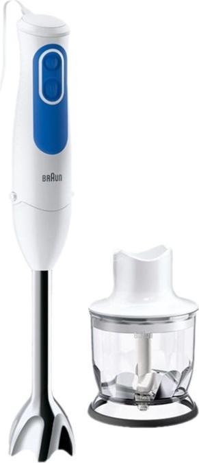 Immagine prodotto Braun Frullatore a mano MQ 3020 Pesto, 700 W, Numero di velocità 2, Tritatutto, Bianco/Blu