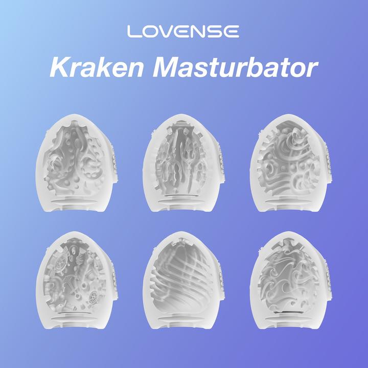 Actual product image Lovense Kraken Multipack Masturbators