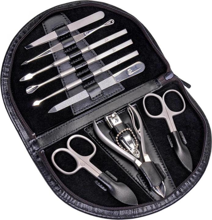 Image du produit Sacher TR850R.0104 - 10-pièces manucure case Manicure set black leather