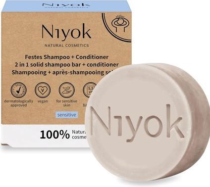 Image du produit Niyok Shampooing et après-shampooing solide Sensitive 80 g (Shampoing solide)