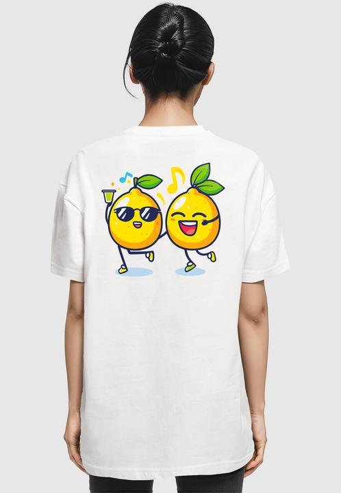 Produktbild Merchcode Ladies Lemon Party Oversized Tee - 170183 (3XL)