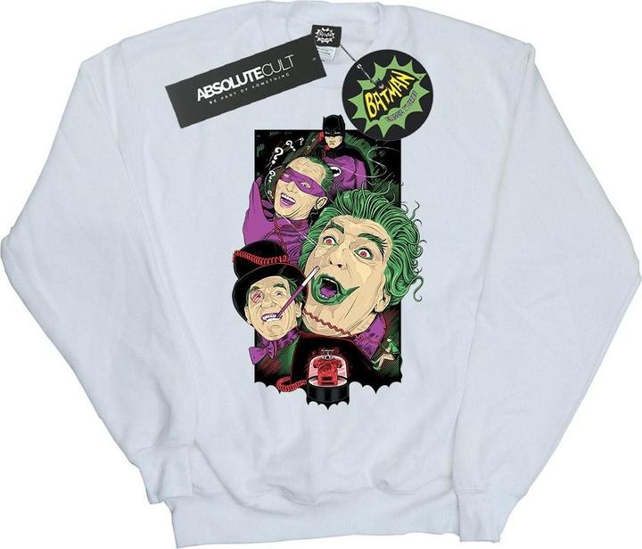 Actual product image Mens Batman TV Series Rogues Gallery Cotton Sweatshirt (M)
