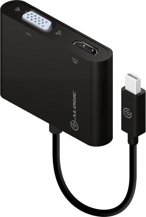 Actual product image Alogic Adapter Mini DPort to HDMI VGA M/2F black (Mini DP, 23.50 cm)