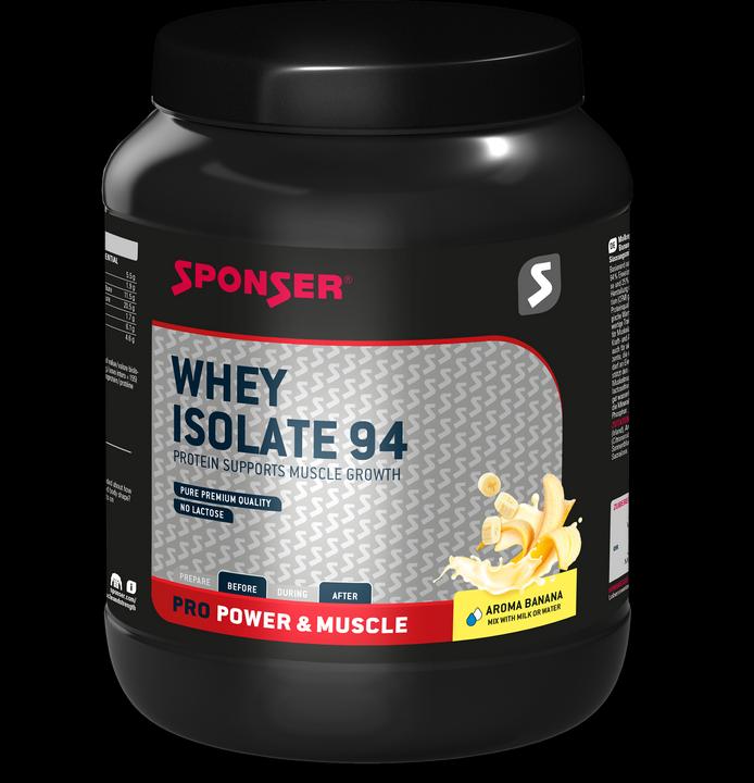 Actual product image Sponser Whey Isolate 94 (Banana, 1 pcs., 850 g)