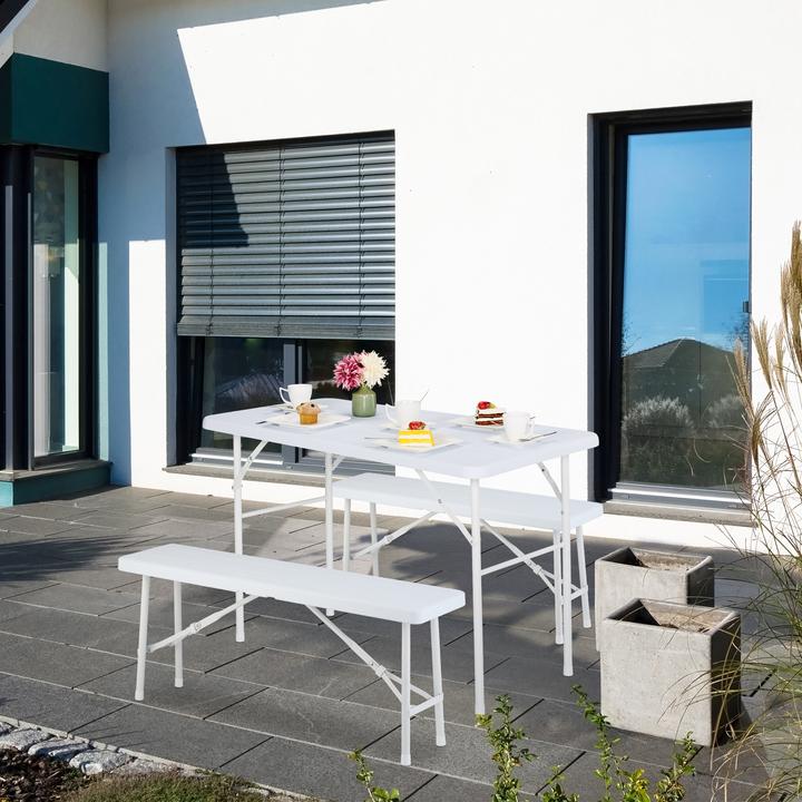 Actual product image Relaxdays Garden table (118 cm)