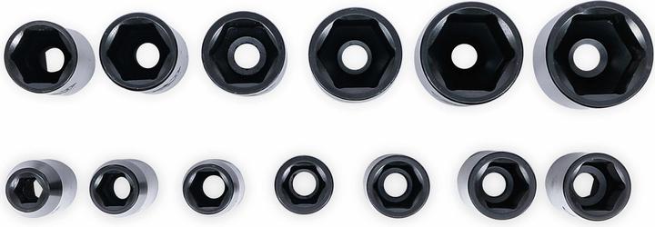 Produktbild BGS Kraft-Steckschlüssel-Einsatz-Satz Antrieb 12,5 mm (1/2") SW 10 - 32 mm 13-tlg. (1/2")