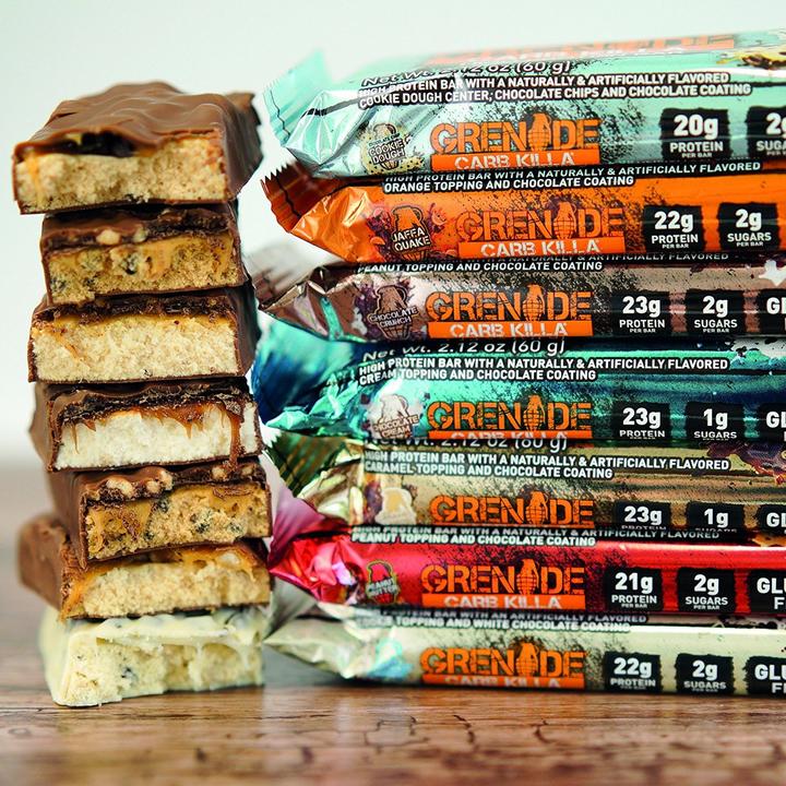 Produktbild All Stars Grenade Carb Killa Protein Bar (Dark Chocolate, Mint, 1 Stk., 720 g)