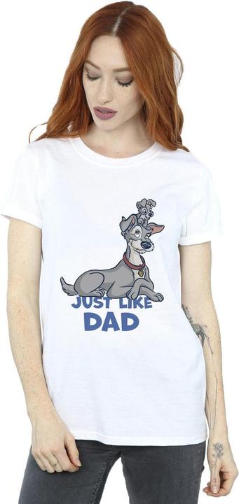 Immagine prodotto Disney Lady And The Tramp Just Like Dad Maglietta Ampia Donna (M)