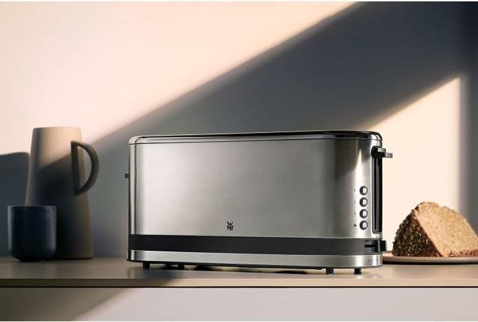 Produktbild WMF KÜCHENminis Langschlitztoaster 2-Scheiben mit Brötchenaufsatz