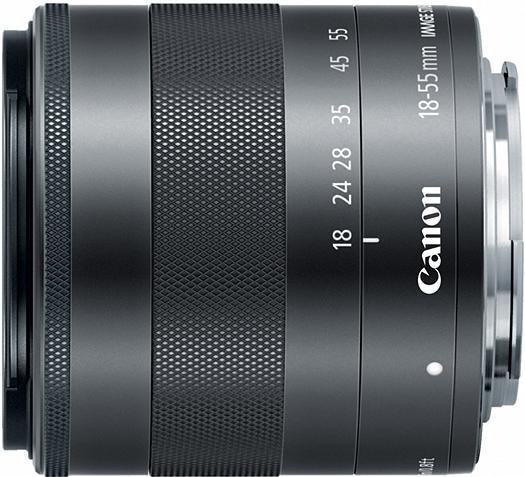 Actual product image Canon EF-M 18-55mm f/3.5-5.6 IS STM - Switzerland Goods (Canon EF-M, APS-C / DX)