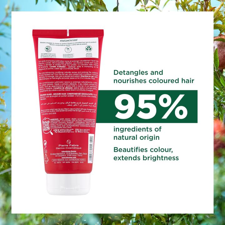 Image du produit Klorane Baume de soin éclat des couleurs à la grenade (200 ml)