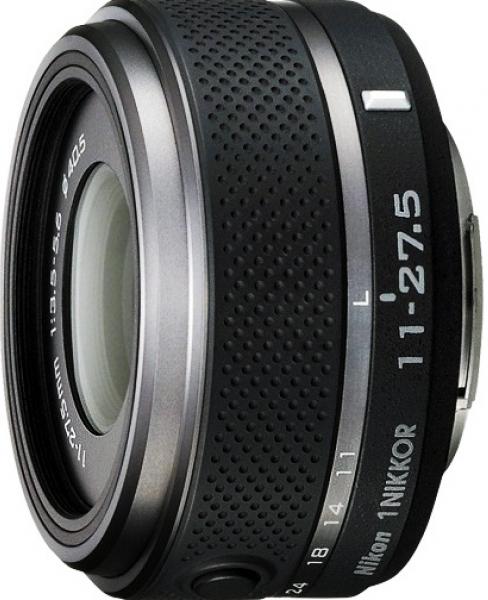Nikon 1 VR 11-27,5 mm 1:3,5-5,6, grandangolo nero (Nikon 1, Nikon CX)