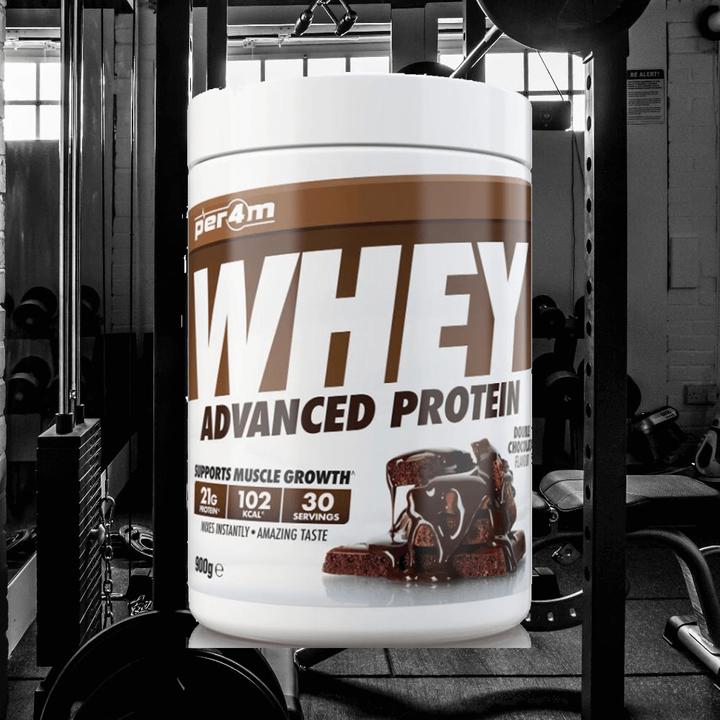 Actual product image Per4m Whey Advanced Protein (Double chocolate, 900 g)