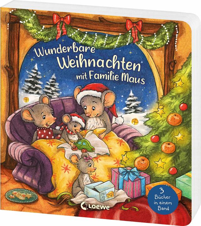 Immagine prodotto Loewe Wunderbare Weihnachten mit Familie Maus (Tedesco, Natale Loewe, Hans-Christian Schmidt, Marina Krämer, 2024)