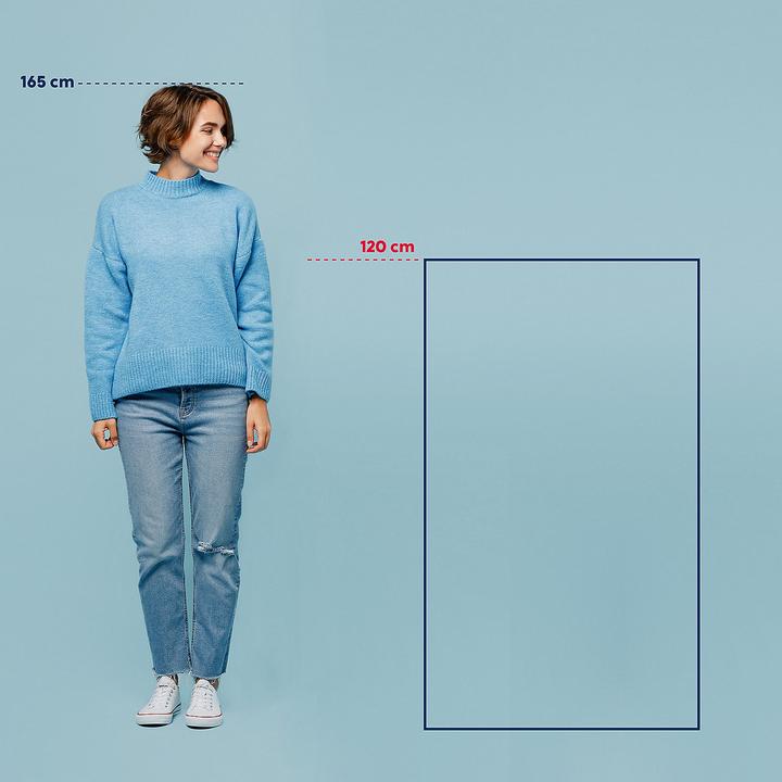 Actual product image Kela Bathmat Maja petrol blue (120 x 70 x 1 cm)
