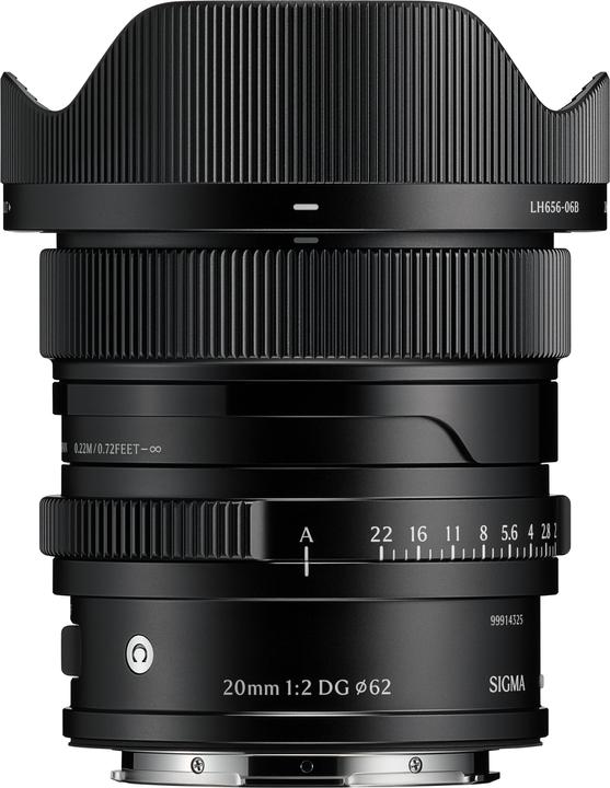 Produktbild Sigma 20mm F2,0 DG | Contemporary (L-Mount) (Black) (Sigma SA, Vollformat)